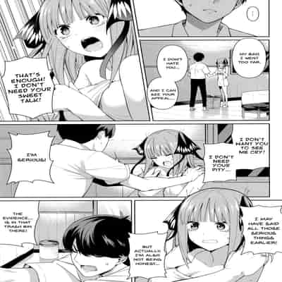 (C97) [Bad Mushrooms (Chicke III, 4why)] Nibun no Yuudou Half Seduction (Gotoubun no Hanayome) [English]