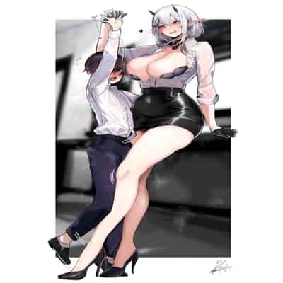 [L G C (Ribyuhki)] Succubus o Shoukan shitara, Gyaru Deshita 想著召喚魅魔、來的卻是辣妹 [Chinese] [Digital]