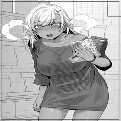 [葉っぱ屋] オタク君の事が大好きな褐色ギャルの話 (オリジナル)