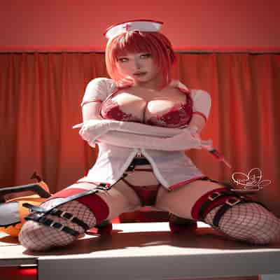 [HaneAme雨波] Chainsaw Man Makima Nurse 鏈鋸人 真紀真小護士