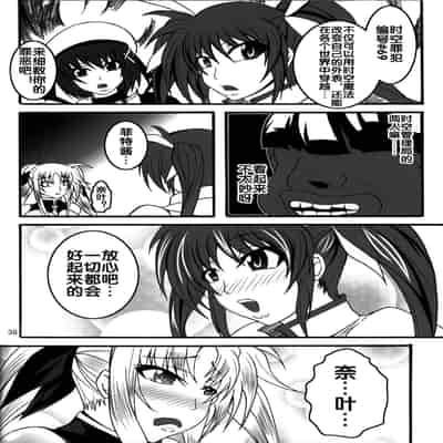 (C82) [Bitch Bokujou (Bokujou Nushi K)] Zettai Chinpo Nanka ni Maketari Shinai Hon Re/birth (Mahou Shoujo Lyrical Nanoha StrikerS, Dog Days) [Chinese] [流木个人汉化]