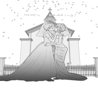 [ASK, (Serakichi )] Torokeru Hodo Nagai Yoru to Tsuki o Kimi ni [Chinese]